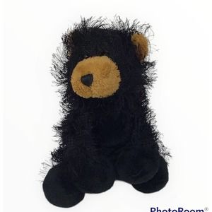 Ganz Webkinz Black Bear HM004 8" No Code Plush Stuffed Animal Toy